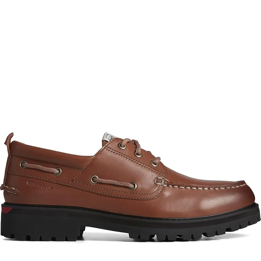 【未使用】SPERRY TOPSIDER A/O LUG 3-EYE Sperry Men's A/O 3-Eye Lug X Herschel Shoe, Tan, 7 M US